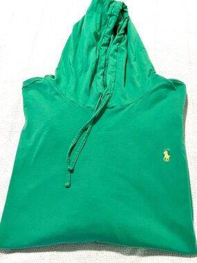 Polo Ralph Lauren 4X Green Lightweight Hoodie Long Sleeve Big Tall